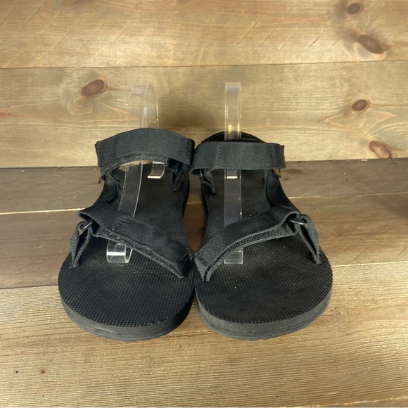 teva original universal mens size 12 shoes black athletic outdoor sandals - Picture 4 of 8